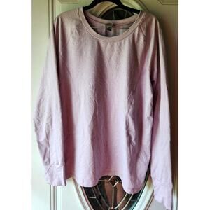 Eddie Bauer Lilac Long Sleeve tee Womens 2XL Soft Casual Minimalist TOp